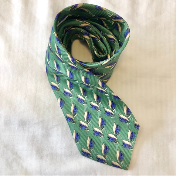 Valentino Lustrous Cravatte Men’s Silk Tie - Picture 6 of 8
